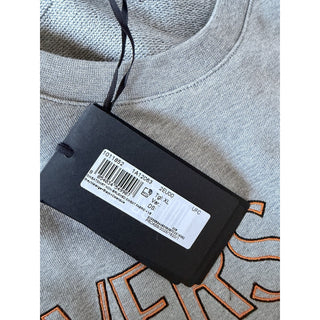 Versace Embroidered Non-brushed Sweater Gray XL 1011852 NWT $1000