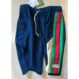 NWT $1350 Gucci Men Short Pants Blue/Multiclor Size L