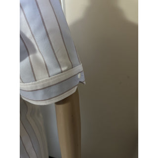 New $720 Thom Browne Striped Midi Shirtdress Blue/White/Multi Size 40/4 Italy