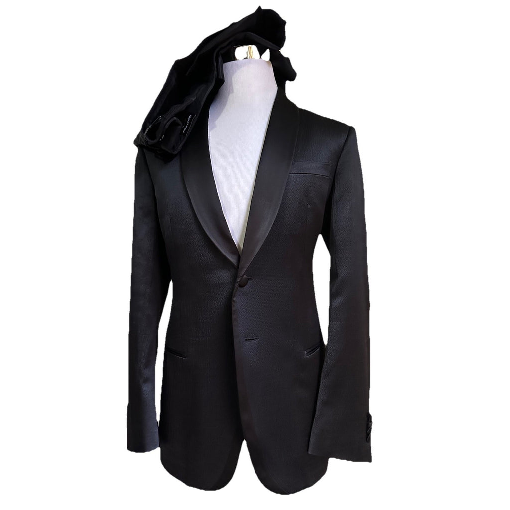 Giorgio Armani Men Dinner Suit Black 40R US/50R Eu New $6590