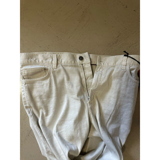 ZEGNA Denim Slim Fit Pants Jeans Ivory Size 38/54 New