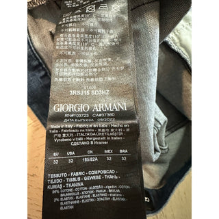 New $695 Giorgio Armani Men’s Pants Jeans DK Blue Size 32 Italy