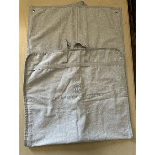 Brand New Brunello Cucinelli Garment Coat Bag Gray