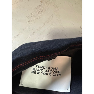 NWT $1980 Fendi Men’s Denim Jacket Black 42 US/52 Ita FW0428