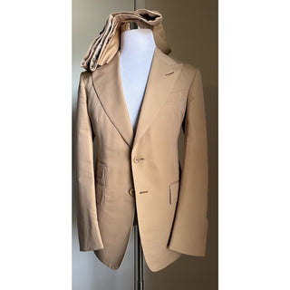 NWT $6050 TOM FORD Men Shelton Suit LT Camel 44 US/54 Eu Italy