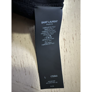 NWT $990 Saint Laurent Men Drawstring Short Pants Black Size L