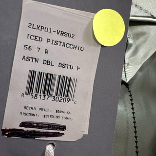 NWT $5250 TOM FORD Men Double Breasted Suit Sage Green 46R US/56R Eu Switzerland