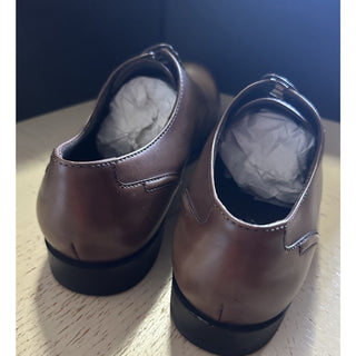 ZEGNA Derby Dress Shoes Brown 8.5 US/41.5 Eu Italy New $990
