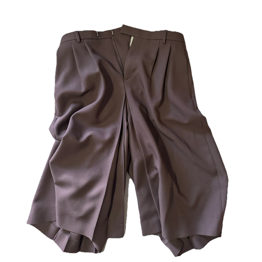 New $900 Gucci Skirt Pants Pants DK Brown 48 Eu