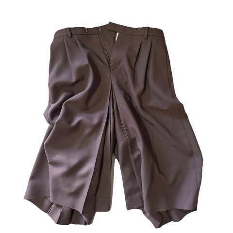 New $900 Gucci Skirt Pants Pants DK Brown 48 Eu