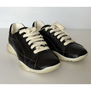 Prada Men's Black Nappa Leather Soft Sneakers 9 US (8 Prada) 2EE429