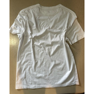 Stefano Ricci Men's Embroidered Chain Logo T-Shirt XL White Italy New $750