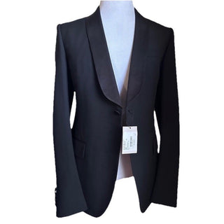 NWT $4880 Gucci Men’s Tuxedo Suit Black Size 42R US/52R Eu Italy
