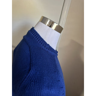 NWT $890 Saint Laurent Men’s Crewneck Sweater Blue Size XL Italy