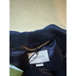 NWT $2900 Gucci Men Oversized Sport Coat Blazer Color Blue 40 US/50 Eu