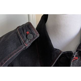 NWT $1980 Fendi Men’s Denim Jacket Black 42 US/52 Ita FW0428