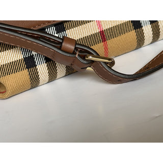 Burberry Millie Check Shoulder Crossbody Bag Antique Brown 8121488 IT NWT $1850