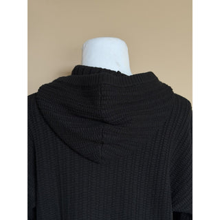Versace Medusa Embroidered Sweater with Hoodie Black 52 US 1018713 IT NWT $1890