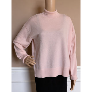 Burberry Moira Cashmere Turtleneck Sweater Soft Pink Small 8091231 NWT $1250