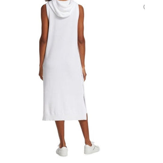 Brunello Cucinelli Rib Knit Cotton Midi Dress Size L New $3695