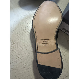 Thom Browne Men Leather Penny Loafers Sandal Shoes Black 12 US / 45 EU Italy New