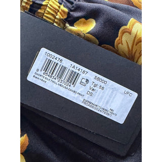 Versace Medusa Cameo Silk Shorts Black Gold Men 40 US 56 Eu 1002476 IT NWT $1295