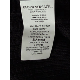Versace Medusa Embroidered Sweater with Hoodie Black 52 US 1018713 IT NWT $1890