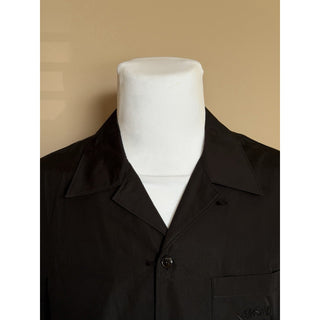 Versace Medusa Chains Short Sleeve Shirt Black 54 Eu (2XL) 1018843 IT NWT $1475