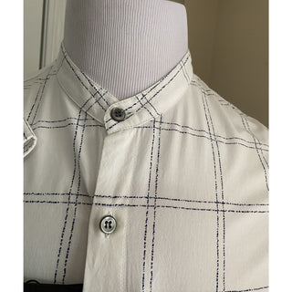 NWT $925 Giorgio Armani Mens Crewneck Shirt While 45/18 Italy