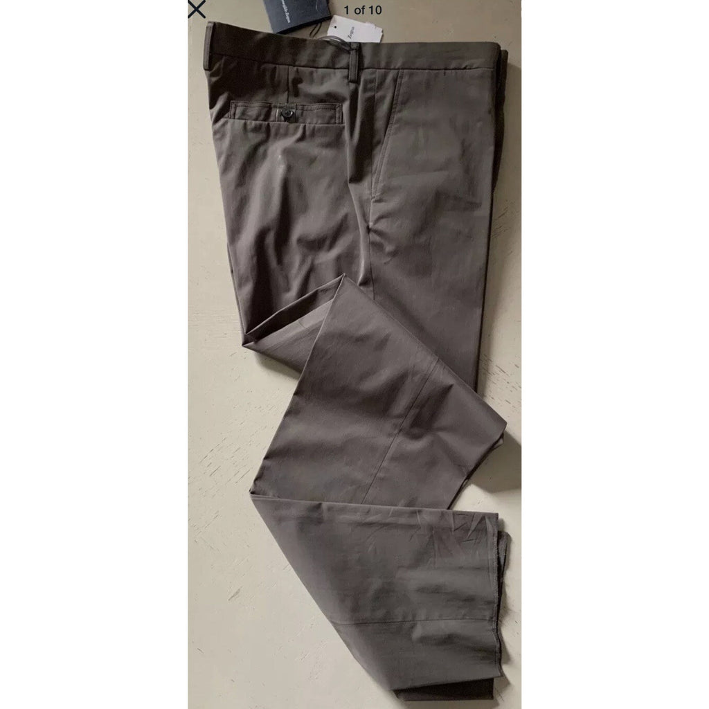 NWT Ermenegildo Zegna Dress Pants DK Beige 40 US ( 56 Eu )