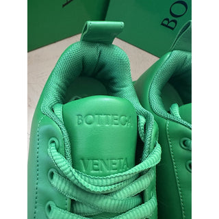 NIB $990 Bottega Veneta Men Leather Sneakers Shoes Green 9 US/42 Eu 716198