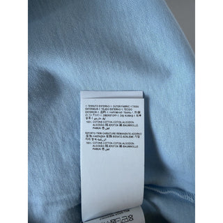 Versace Men’s Logo Compact Cotton Jersey T-Shirt Pastel Blue L 1013302 NWT $750
