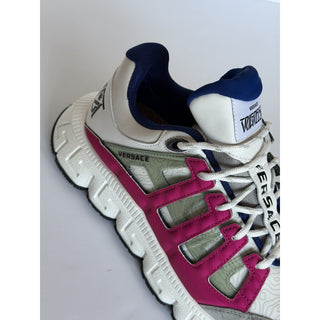 Versace Men's Trigreca Barocco Sneakers White 9.5 US (42.5 Eu) IT DSU8094 IT NIB
