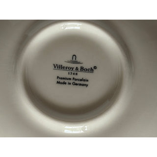 Villeroy & Boch New Cottage Espresso Cup Saucer Set 4 Pc White Germany NIB