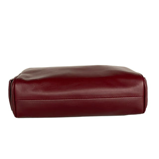 NWT $1020 Bottega Veneta Leather Bordeaux Small Toiletry Case Pouch 575557 Italy
