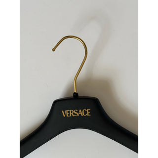 VERSACE Gray Plastic Sweater/Vest/Shirt Hanger with Gold Hardware 16.6x5.5x1.5