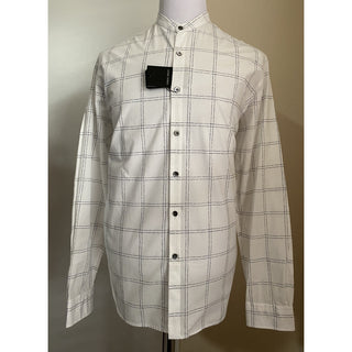 NWT $925 Giorgio Armani Mens Crewneck Shirt While 45/18 Italy