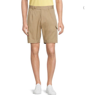 Ralph Lauren Purple Label Men Weston Cotton Cargo Short Tan 38 US/54 Eu New