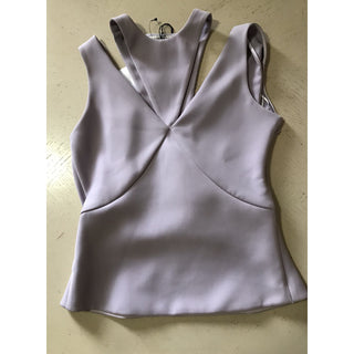 New $1235 Balenciaga Women’s Top Tank Blouse LT Purple Size 38 Italy