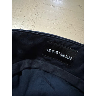 NWT $875 Giorgio Armani Men Linen/Cotton Jogging Cargo Pants Navy 36 US/52 Eu