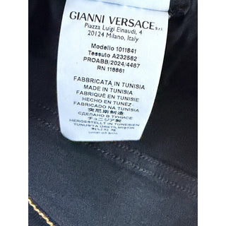 Versace Men’s Black Stretch Denim Jeans Size 36 US 1011841 NWT $950