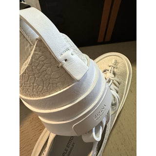 New $1290 ZEGNA MRBAILEY® Edition Triple Stitch Sneakers Shoes White 9 US/42 Eu