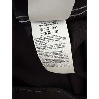Versace Embroidered Long Sleeve Shirt Charcoal 40 US (50 Eu) 1021351 NWT $1700