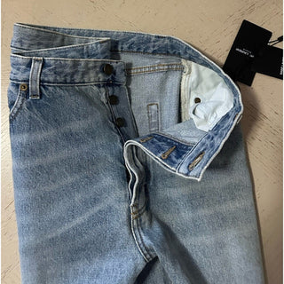 NWT $799 Saint Laurent Men High Rise Jeans Short Pants Blue 36 ( Measured 38 )