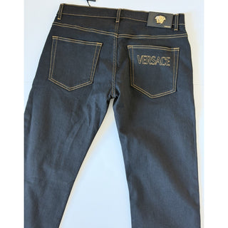 Versace Men’s Black Stretch Denim Jeans Size 36 US 1011841 NWT $950