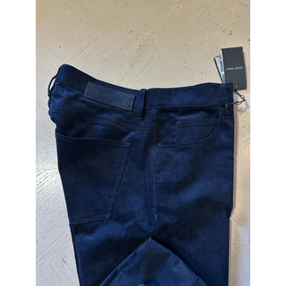 New Giorgio Armani Men’s Corduroy Pants Jeans Navy Size 31 Made In Italy