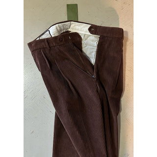 Gucci Men Corduroy Pants DK Brown 32 US ( 48 Eu ) Italy New $1250