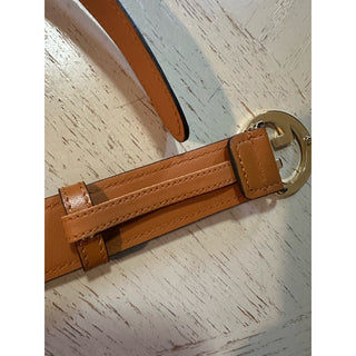 Gucci Women Leather GG Belt Brown Size 110/44 NWT 690557