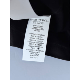 Versace Men’s Logo Compact Cotton Jersey T-Shirt Black 2XL 1013302 NWT $750