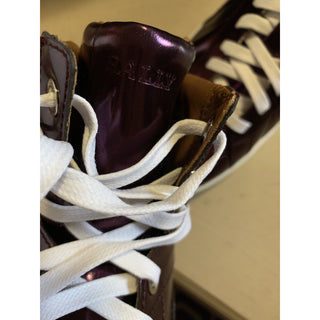 New $700 Bally Men Eticon Leather High-Top Sneakers Merlot 7 US Switzerland